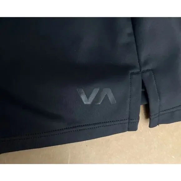 RVCA VA Essentials Tennis Skirt Black Medium Athleisure Pickle Ball Athleisure